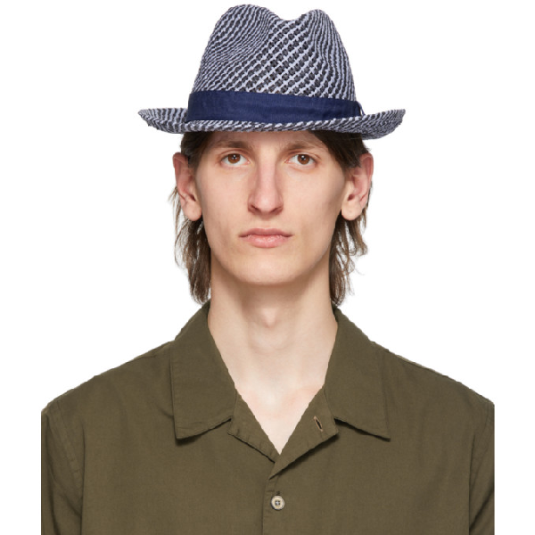 paul smith straw trilby hat