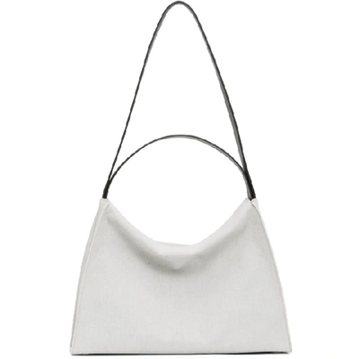 Shop Aesther Ekme White Canvas Tote In 139 White