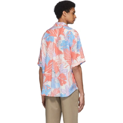 Shop Etro Multicolor Dark Ping Short Sleeve Shirt In 652 Darkpin
