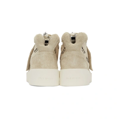 Shop Fear Of God Off-white Skate Mid Sneakers In 110