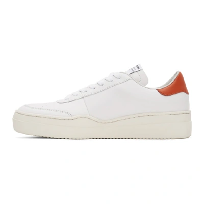 Shop Article No. White And Orange 0517-1101 Sneakers In White/orang