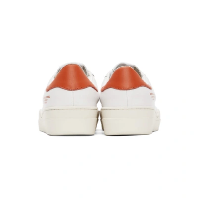 Shop Article No. White And Orange 0517-1101 Sneakers In White/orang