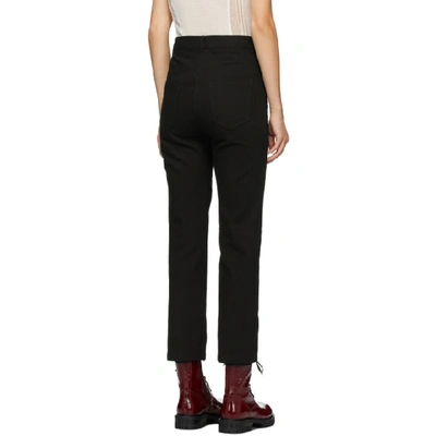 Shop Ann Demeulemeester Black Palomar Trousers In 099 Black