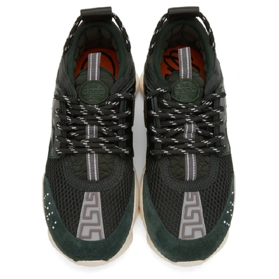 VERSACE 绿色 CHAIN REACTION 运动鞋