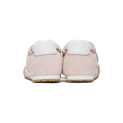 Shop Loewe Pink And White Ballet Runner Sneakers In 7200 L Pink