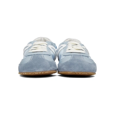 Shop Loewe Blue And White Ballet Runner Sneakers In 5140 L Blue