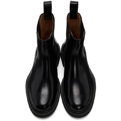 Shop Bottega Veneta Black Spatso Chelsea Boots In 1000 Black