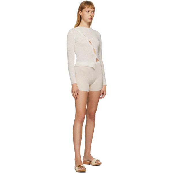 jacquemus white cardigan