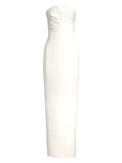 Shop Jay Godfrey Women's Darcy Strapless Column Gown In White