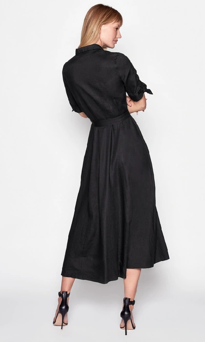 Shop Equipment Irenne Linen Dress In True Black