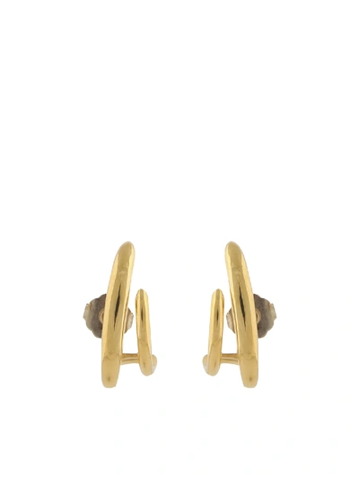 Shop Federica Tosi Earring Sharon In Gold Color