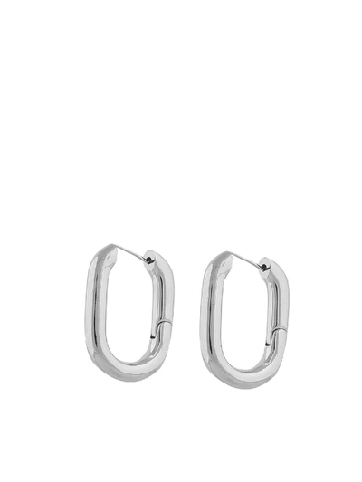 Shop Federica Tosi Earring Christy In Silver Color