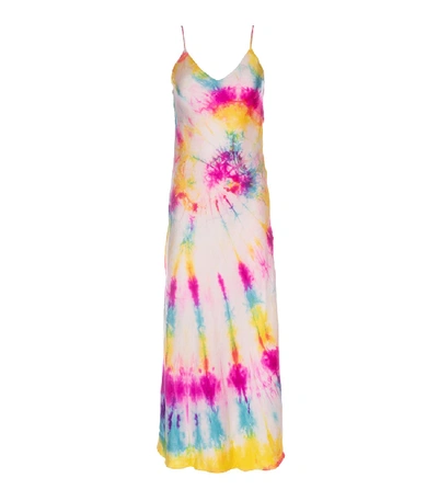 Shop Dannijo Neon Swirl Long Tie Dye Dress