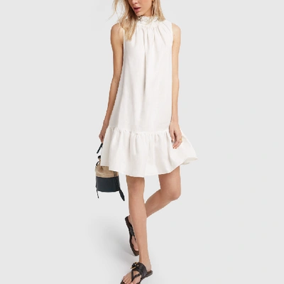 Shop Ephemera Linen Garland Dress In Natural