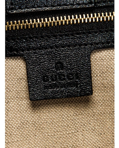 Shop Gucci 1955 Horsebit Tote Bag In Black