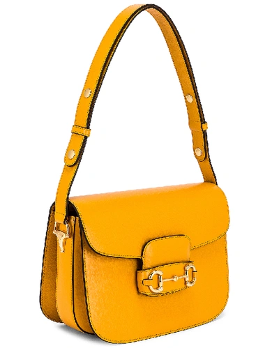 Shop Gucci 1955 Horsebit Shoulder Bag In Crop