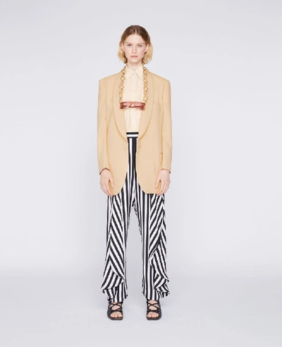 Shop Stella Mccartney Black Alicia Stripes Trousers