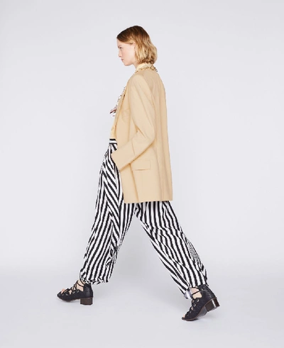 Shop Stella Mccartney Black Alicia Stripes Trousers