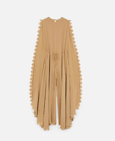 Shop Stella Mccartney Brown Bobbi Silk Jumpsuit