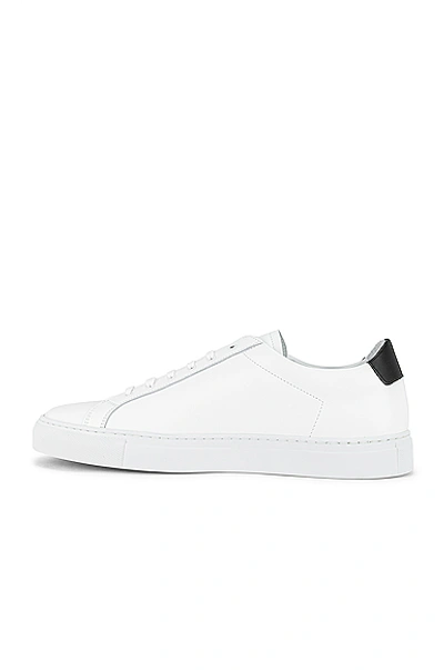 Shop Common Projects Retro Low Sneaker In White & Black