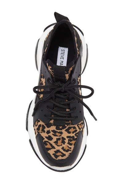 Shop Steve Madden Arelle Exaggerated Sole Sneaker In Leopard