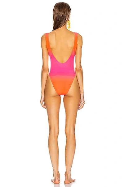 Shop Jacquemus Le Maillot Camerio In Faded Pink