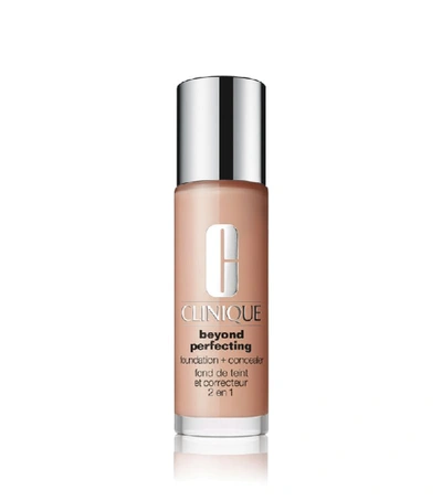 Shop Clinique Beyond Perfecting Foundation And Concealer In Beige