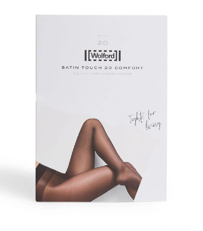 Shop Wolford Satin Touch 20 Comfort Tights In Black