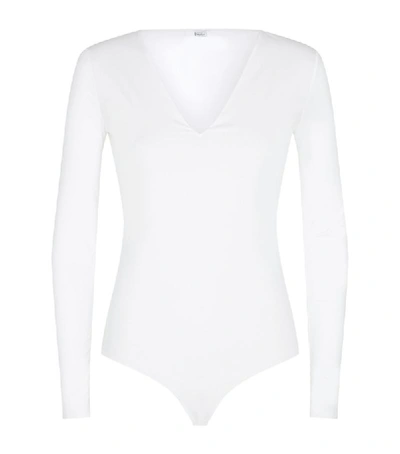 Shop Wolford Vermont Long-sleeve String Bodysuit