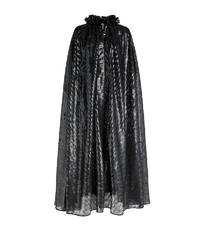 Shop Halpern Embellished Ruffle Cape