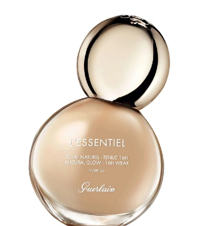 Shop Guerlain L'essentiel Natural Glow Foundation 16h Wear Spf 20 (30ml) In Beige