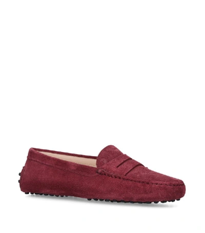 Shop Tod's Leather Mocassino Loafers