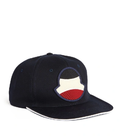 Shop Moncler Cotton Baseball Cap