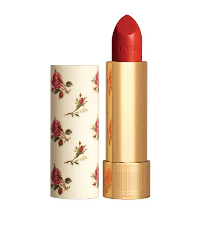 Shop Gucci Rouge À Lèvres Voile Lipstick In Red
