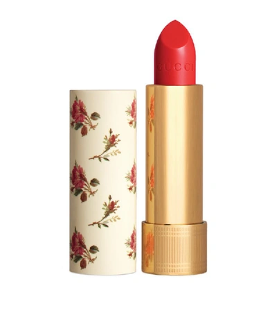 Shop Gucci Rouge À Lèvres Voile Lipstick In Red