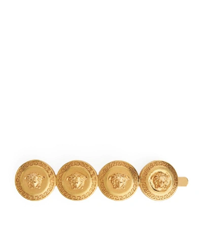 Shop Versace Medusa Hair Slide