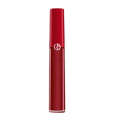 Shop Armani Collezioni Arm Lip Maestro Luxe 509 In Red