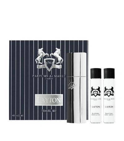 Shop Parfums De Marly Layton Travel Set In White
