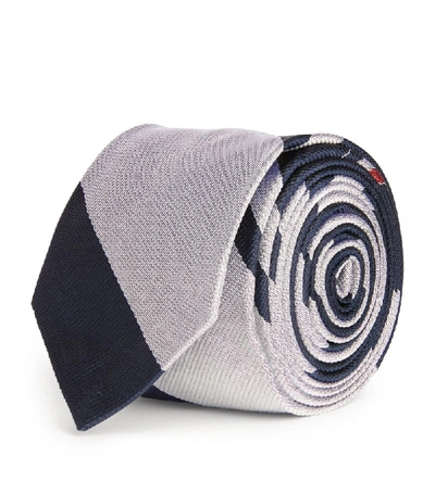 Shop Thom Browne Stripe Baseball Tie