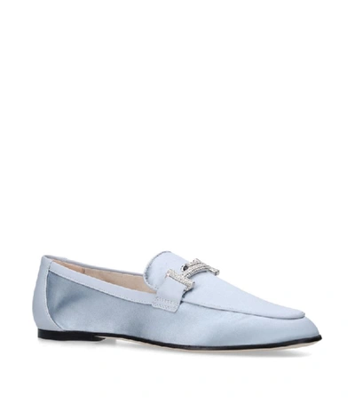Shop Tod's Satin Loafers