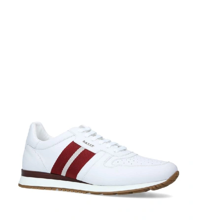 Shop Bally Leather Astel Sneakers