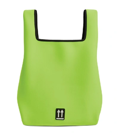 Shop Off-white Flat Shopper Tote Bag