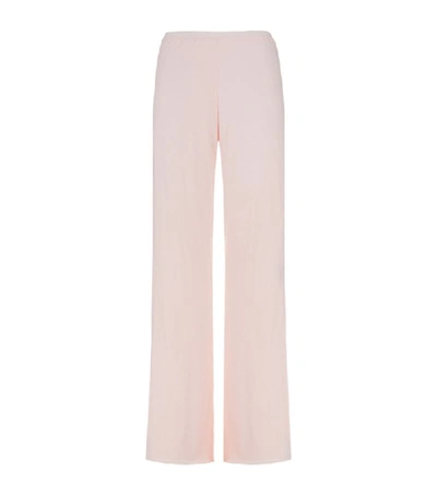 Shop Skin Double Layer Cotton Pyjama Bottoms In Pink