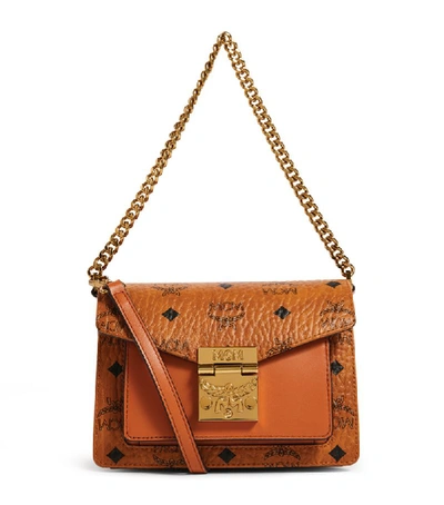 Shop Mcm Mini Leather Visetos Patricia Cross-body Bag