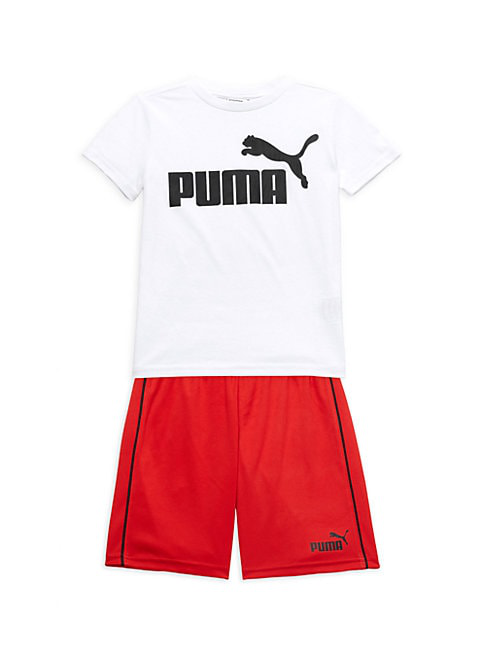 puma t shirt and shorts
