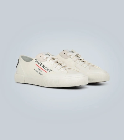Shop Givenchy Tennis Light Low Sneakers In White