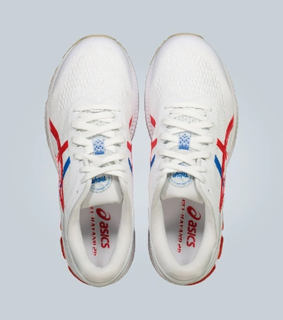 Shop Asics Gel-kayano 26 Classic Red Sneakers In White