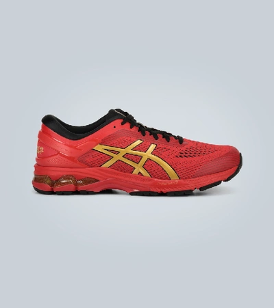 Shop Asics Gel-kayano 26 Lucky Sneakers In Red