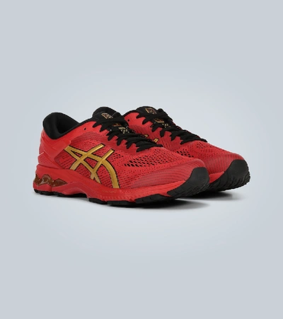 Shop Asics Gel-kayano 26 Lucky Sneakers In Red