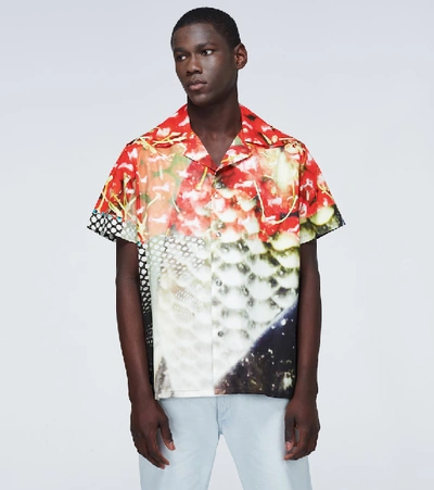 Shop Maison Margiela Cherry Printed Short-sleeved Shirt In Multicoloured